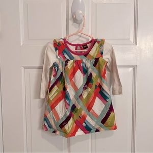Tea Collection multicolored dress - toddler girl size 18-24 months